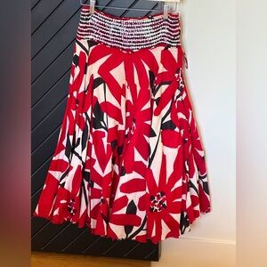 Unique gorgeous A line midi skirt with sequin waist. Size S. Excellent condition